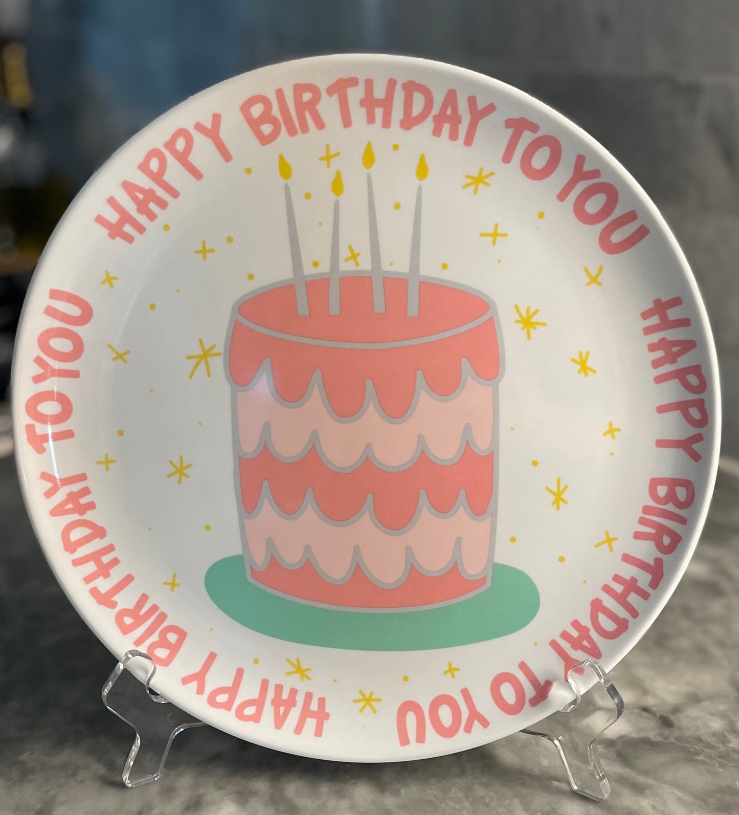 Birthday plate